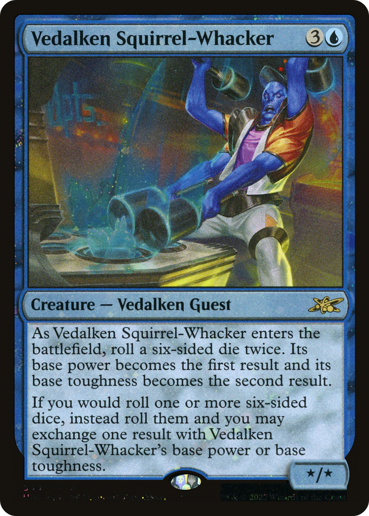 Vedalken Squirrel-Whacker (UNF-349) - Unfinity Foil - Premium MTG Single from Wizards of the Coast - Just $0.08! Shop now at Game Crave Tournament Store