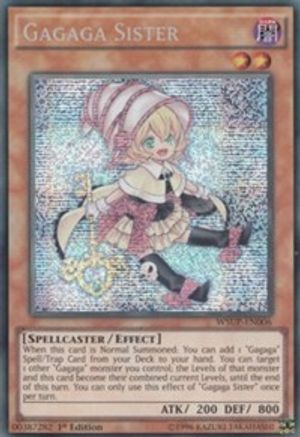 Gagaga Sister (WSUP-EN006) - World Superstars 1st Edition - Premium Yugioh Single from Konami - Just $0.66! Shop now at Game Crave Tournament Store