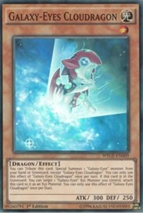 Galaxy-Eyes Cloudragon (WSUP-EN009) - World Superstars 1st Edition - Premium Yugioh Single from Konami - Just $1.04! Shop now at Game Crave Tournament Store