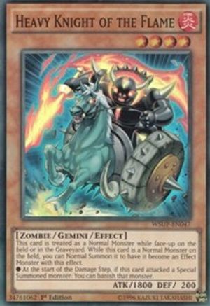 Heavy Knight of the Flame (WSUP-EN047) - World Superstars 1st Edition - Premium Yugioh Single from Konami - Just $0.25! Shop now at Game Crave Tournament Store