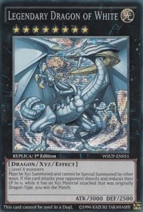 Legendary Dragon of White (WSUP-EN051) - World Superstars 1st Edition - Premium Yugioh Single from Konami - Just $8.84! Shop now at Game Crave Tournament Store