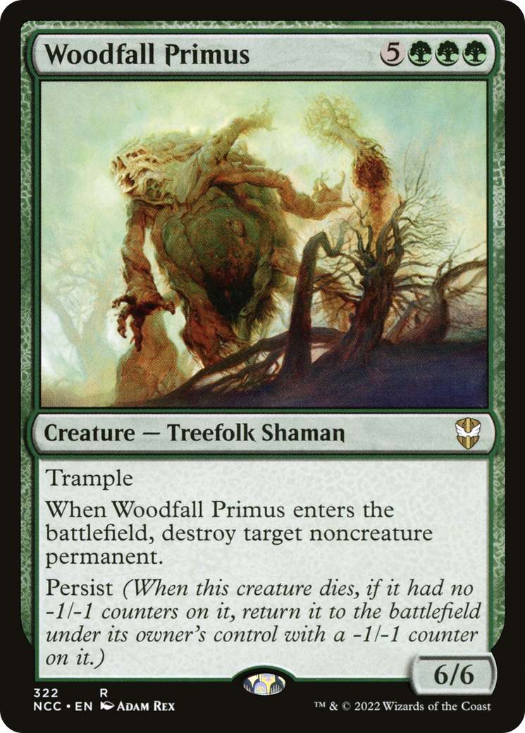 Woodfall Primus (NCC-322) - New Capenna Commander - Premium MTG Single from Wizards of the Coast - Just $0.90! Shop now at Game Crave Tournament Store