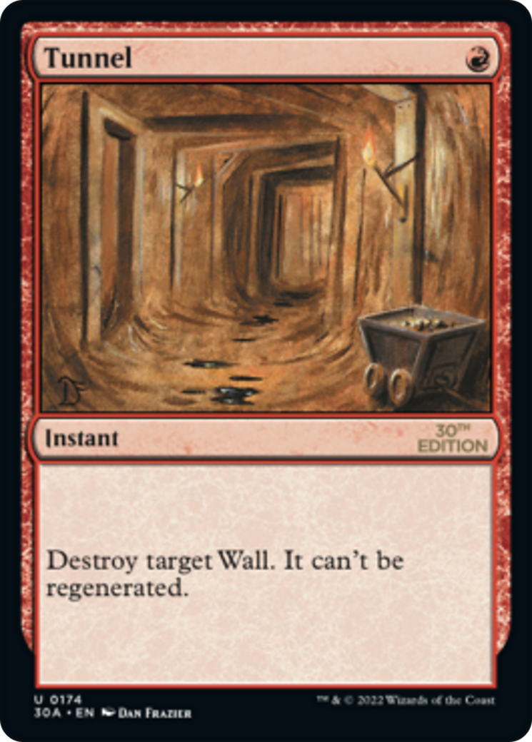 Tunnel (30A-174) - 30th Anniversary Edition - Premium MTG Single from Wizards of the Coast - Just $0.29! Shop now at Game Crave Tournament Store