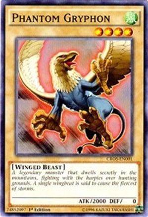 Phantom Gryphon (CROS-EN001) - Crossed Souls 1st Edition - Premium Yugioh Single from Konami - Just $0.38! Shop now at Game Crave Tournament Store
