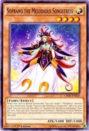 Soprano the Melodious Songstress (CROS-EN010) - Crossed Souls Unlimited - Premium Yugioh Single from Konami - Just $2.31! Shop now at Game Crave Tournament Store