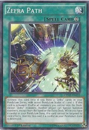 Zefra Path (CROS-EN059) - Crossed Souls Unlimited - Premium Yugioh Single from Konami - Just $0.08! Shop now at Game Crave Tournament Store