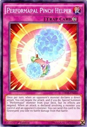 Performapal Pinch Helper (CROS-EN066) - Crossed Souls 1st Edition - Premium Yugioh Single from Konami - Just $0.25! Shop now at Game Crave Tournament Store