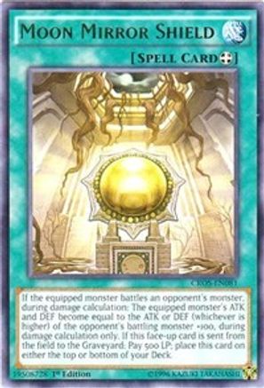 Moon Mirror Shield (CROS-EN081) - Crossed Souls Unlimited - Premium Yugioh Single from Konami - Just $1.06! Shop now at Game Crave Tournament Store