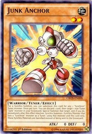 Junk Anchor (CROS-EN098) - Crossed Souls Unlimited - Premium Yugioh Single from Konami - Just $0.08! Shop now at Game Crave Tournament Store
