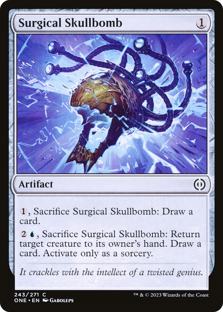Surgical Skullbomb (ONE-243) - Phyrexia: All Will Be One Foil - Premium MTG Single from Wizards of the Coast - Just $0.25! Shop now at Game Crave Tournament Store
