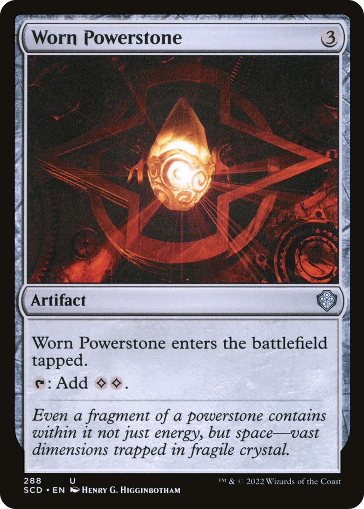 Worn Powerstone (SCD-288) - Starter Commander Decks - Premium MTG Single from Wizards of the Coast - Just $0.08! Shop now at Game Crave Tournament Store