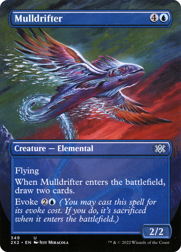 Mulldrifter (2X2-349) - Double Masters 2022 (Borderless) - Premium MTG Single from Wizards of the Coast - Just $0.69! Shop now at Game Crave Tournament Store