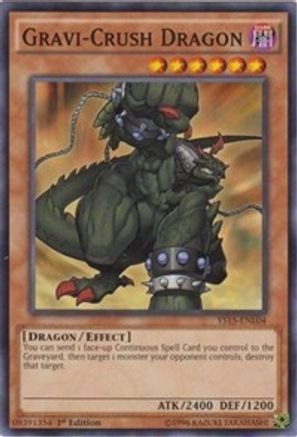 Gravi-Crush Dragon (YS15-ENL04) - Starter Deck: Dark Legion 1st Edition - Premium Yugioh Single from Konami - Just $0.08! Shop now at Game Crave Tournament Store