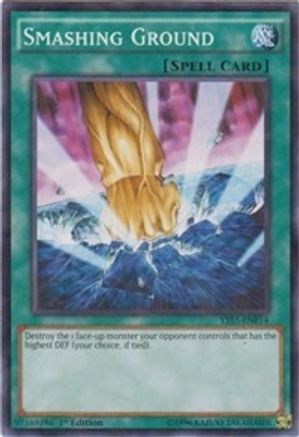 Smashing Ground (Shatterfoil) (YS15-ENF14) - Starter Deck: Saber Force 1st Edition - Premium Yugioh Single from Konami - Just $0.60! Shop now at Game Crave Tournament Store