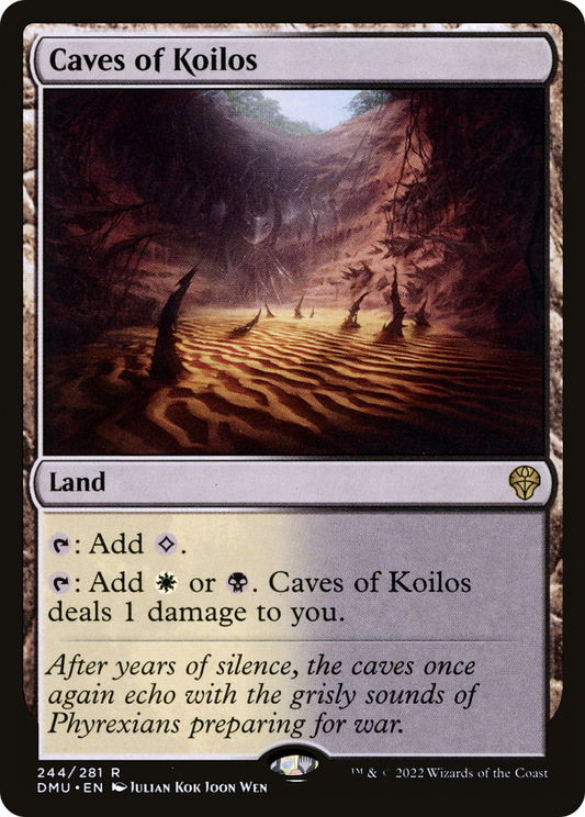 Caves of Koilos (DMU-244) - Dominaria United - Premium MTG Single from Wizards of the Coast - Just $0.19! Shop now at Game Crave Tournament Store