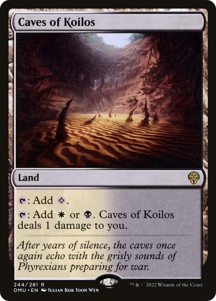 Caves of Koilos (DMU-244) - Dominaria United - Premium MTG Single from Wizards of the Coast - Just $0.22! Shop now at Game Crave Tournament Store