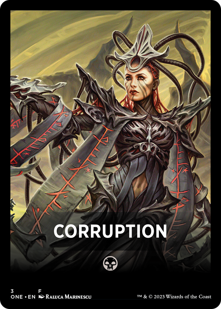 Corruption (FONE-003) - Phyrexia: All Will Be One Jumpstart Front Cards - Premium MTG Single from Wizards of the Coast - Just $0! Shop now at Game Crave Tournament Store