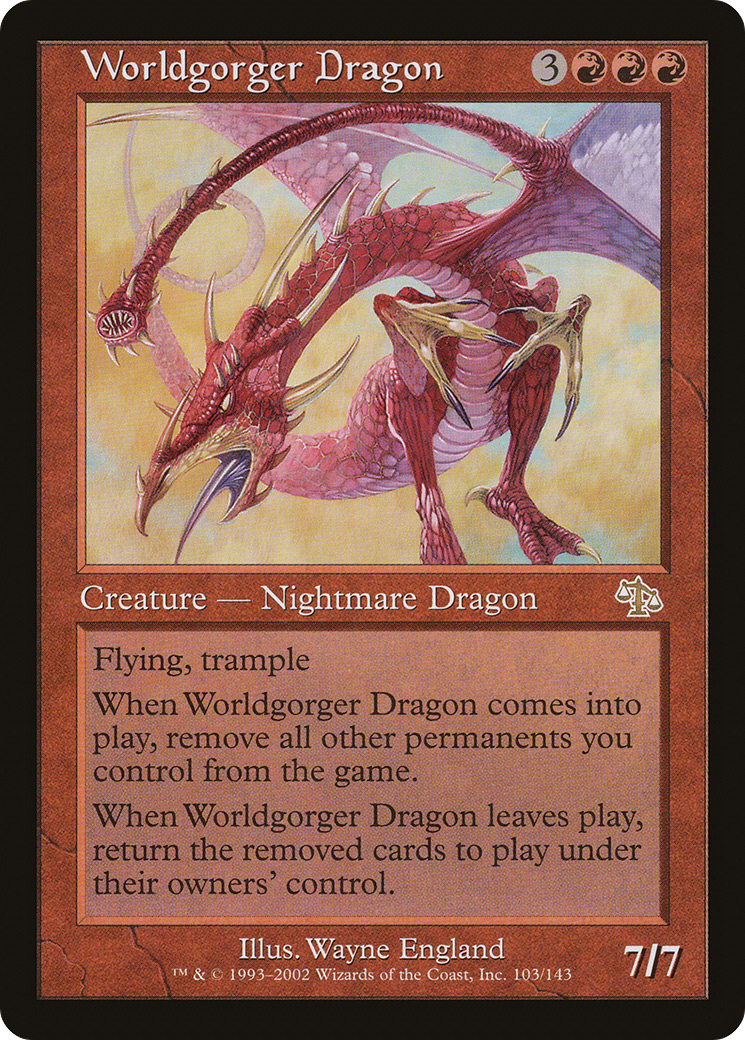 Worldgorger Dragon (JUD-103) - Judgment - Premium MTG Single from Wizards of the Coast - Just $0.25! Shop now at Game Crave Tournament Store
