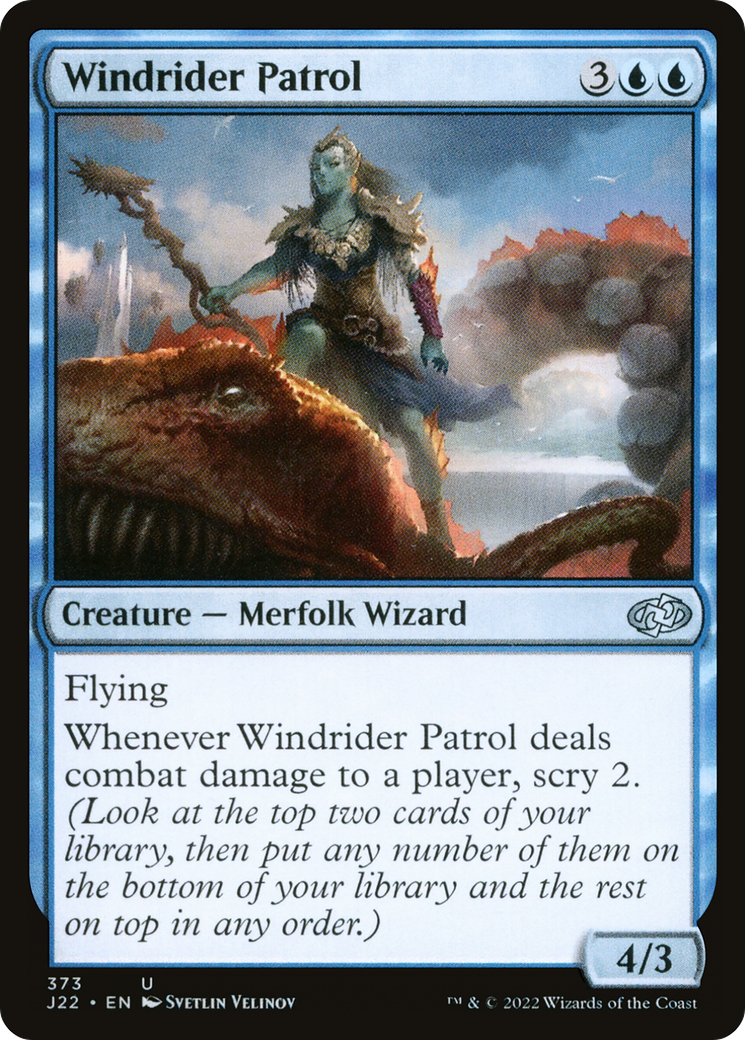 Windrider Patrol (J22-373) - Jumpstart 2022 - Premium MTG Single from Wizards of the Coast - Just $0.25! Shop now at Game Crave Tournament Store