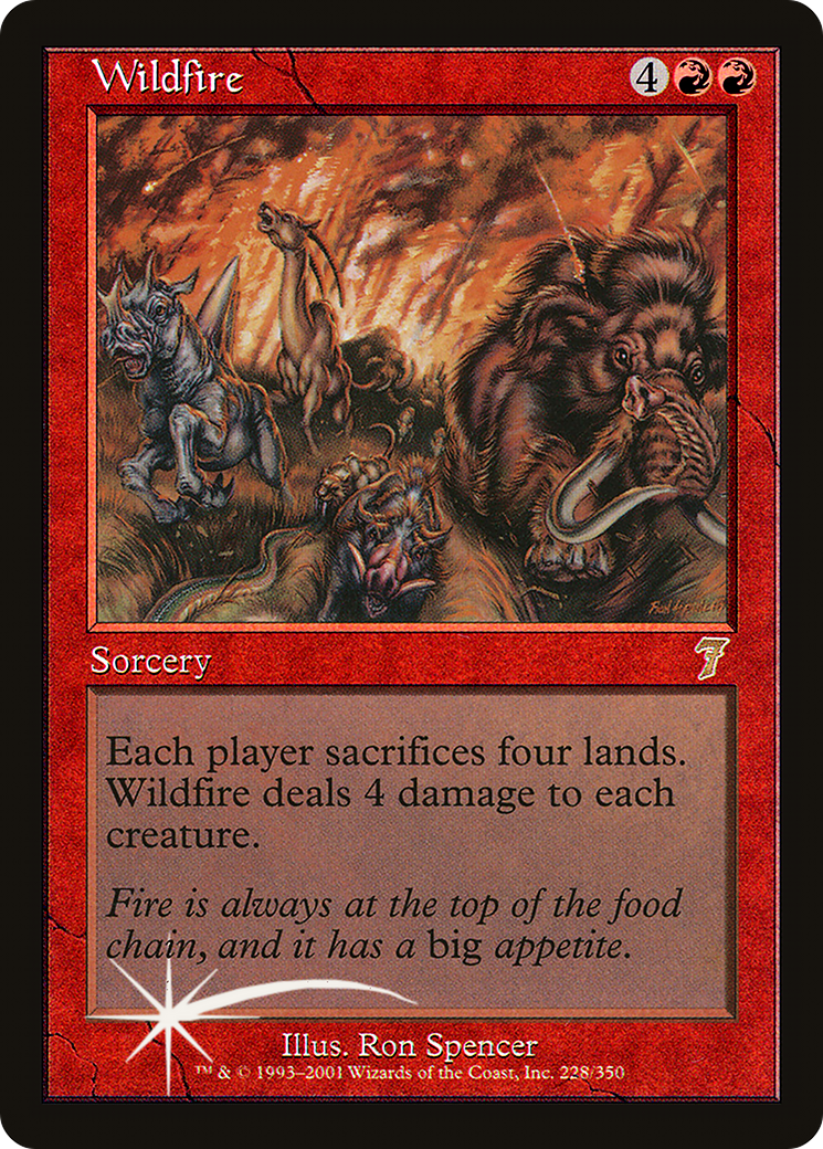 Wildfire (7ED-228★) - Seventh Edition Foil - Premium MTG Single from Wizards of the Coast - Just $20.90! Shop now at Game Crave Tournament Store