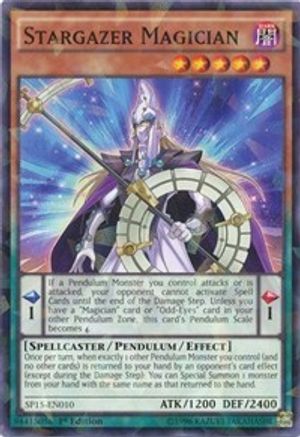 Stargazer Magician (Shatterfoil) (SP15-EN010) - Star Pack ARC-V 1st Edition - Premium Yugioh Single from Konami - Just $0.11! Shop now at Game Crave Tournament Store