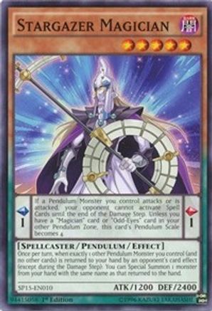 Stargazer Magician (SP15-EN010) - Star Pack ARC-V 1st Edition - Premium Yugioh Single from Konami - Just $0.25! Shop now at Game Crave Tournament Store
