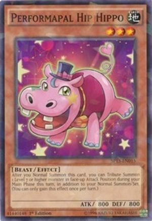 Performapal Hip Hippo (Shatterfoil) (SP15-EN015) - Star Pack ARC-V 1st Edition - Premium Yugioh Single from Konami - Just $0.25! Shop now at Game Crave Tournament Store