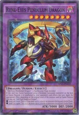 Rune-Eyes Pendulum Dragon (Shatterfoil) (SP15-EN032) - Star Pack ARC-V 1st Edition - Premium Yugioh Single from Konami - Just $0.64! Shop now at Game Crave Tournament Store