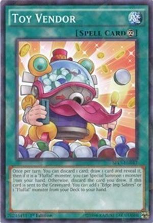 Toy Vendor (Shatterfoil) (SP15-EN043) - Star Pack ARC-V 1st Edition - Premium Yugioh Single from Konami - Just $2.18! Shop now at Game Crave Tournament Store