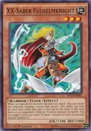 XX-Saber Fulhelmknight (SP15-EN005) - Star Pack ARC-V 1st Edition - Premium Yugioh Single from Konami - Just $0.43! Shop now at Game Crave Tournament Store