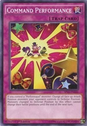 Command Performance (Shatterfoil) (SP15-EN046) - Star Pack ARC-V 1st Edition - Premium Yugioh Single from Konami - Just $0.25! Shop now at Game Crave Tournament Store