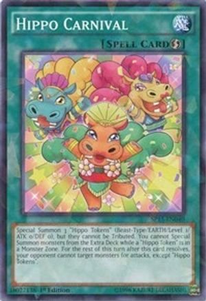Hippo Carnival (Shatterfoil) (SP15-EN040) - Star Pack ARC-V 1st Edition - Premium Yugioh Single from Konami - Just $1.16! Shop now at Game Crave Tournament Store
