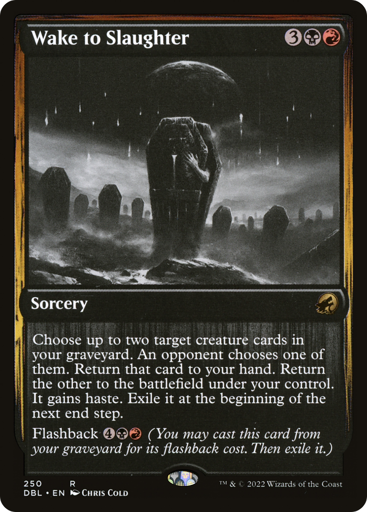 Wake to Slaughter (DBL-250) - Innistrad: Double Feature Foil - Premium MTG Single from Wizards of the Coast - Just $0.08! Shop now at Game Crave Tournament Store
