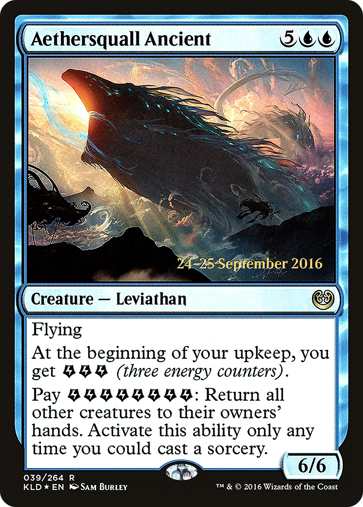 Aethersquall Ancient (PKLD-39S) - Kaladesh Promos Foil - Premium MTG Single from Wizards of the Coast - Just $0.63! Shop now at Game Crave Tournament Store
