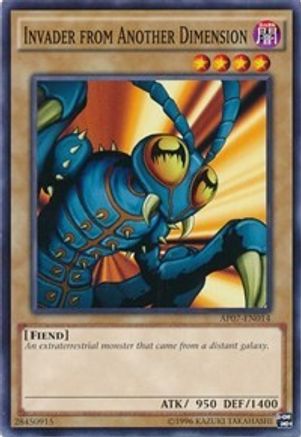 Invader from Another Dimension (AP07-EN014) - Astral Pack 7 Unlimited - Premium Yugioh Single from Konami - Just $4.91! Shop now at Game Crave Tournament Store