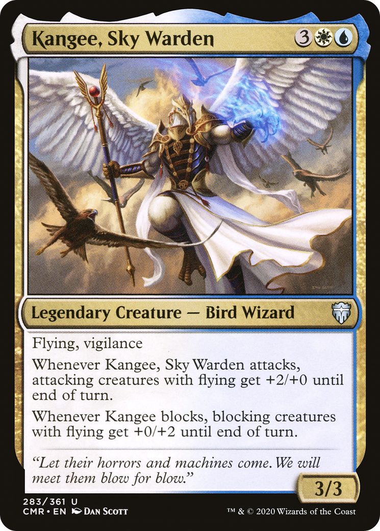 Kangee, Sky Warden (CMR-283) - Commander Legends - Premium MTG Single from Wizards of the Coast - Just $0.08! Shop now at Game Crave Tournament Store