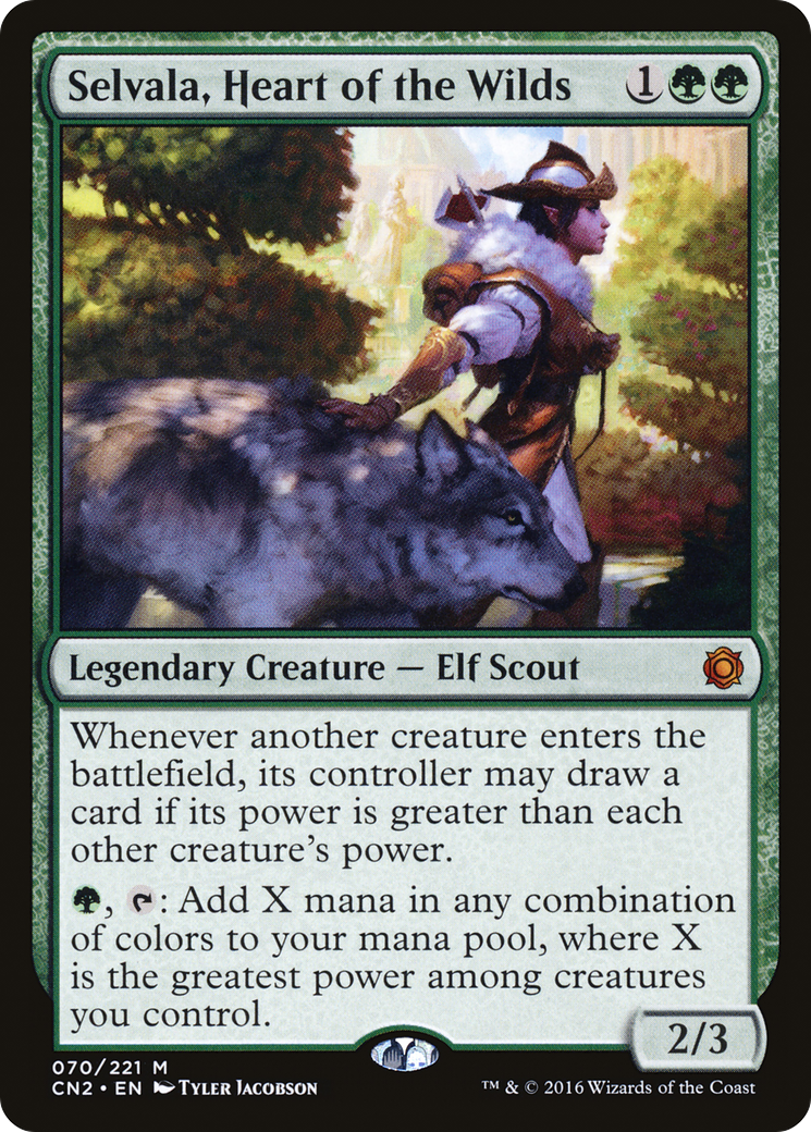 Selvala, Heart of the Wilds (CN2-070) - Conspiracy: Take the Crown - Premium MTG Single from Wizards of the Coast - Just $1.40! Shop now at Game Crave Tournament Store
