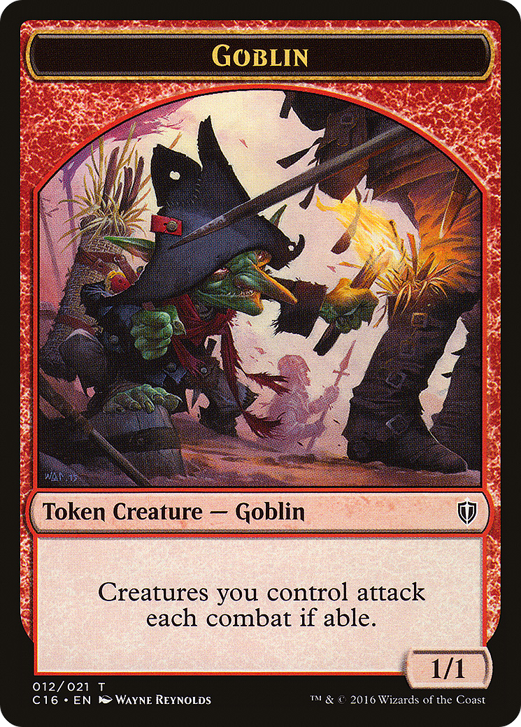 Goblin (TC16-012) - Commander 2016 Tokens - Premium MTG Single from Wizards of the Coast - Just $0.87! Shop now at Game Crave Tournament Store