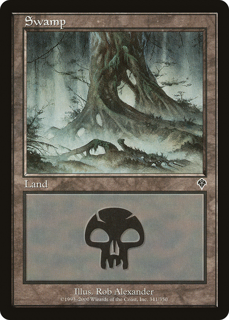 Swamp (INV-341) - Invasion - Premium MTG Single from Wizards of the Coast - Just $0.19! Shop now at Game Crave Tournament Store