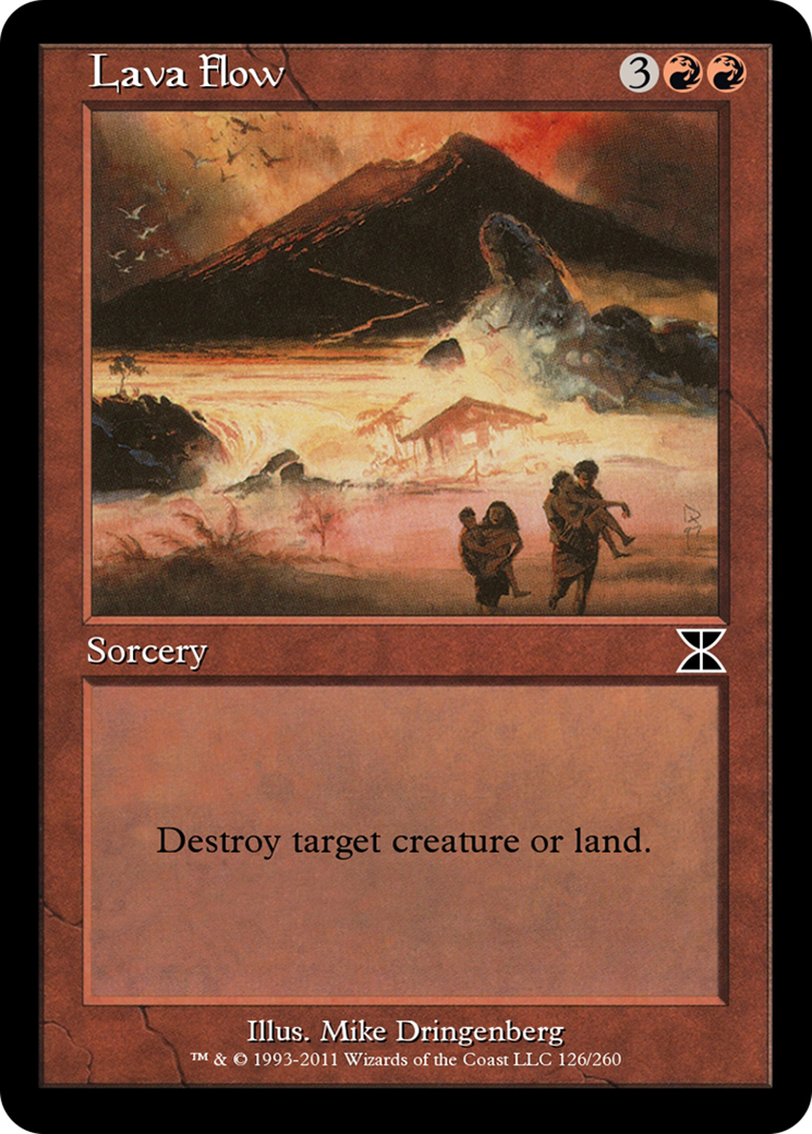 Lava Flow (ME4-126) - Masters Edition IV - Premium MTG Single from Wizards of the Coast - Just $0! Shop now at Game Crave Tournament Store