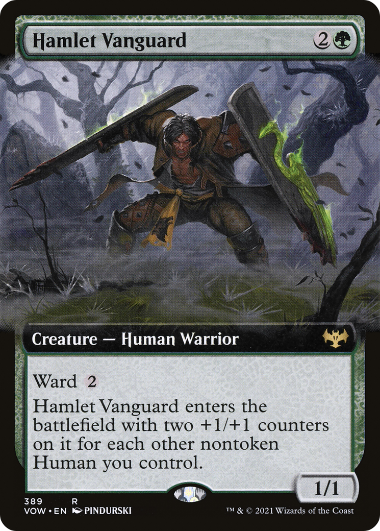 Hamlet Vanguard (VOW-389) - Innistrad: Crimson Vow: (Extended Art) Foil - Premium MTG Single from Wizards of the Coast - Just $0.08! Shop now at Game Crave Tournament Store