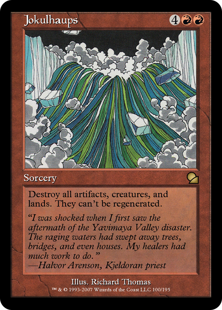 Jokulhaups (ME1-100) - Masters Edition Foil - Premium MTG Single from Wizards of the Coast - Just $0! Shop now at Game Crave Tournament Store