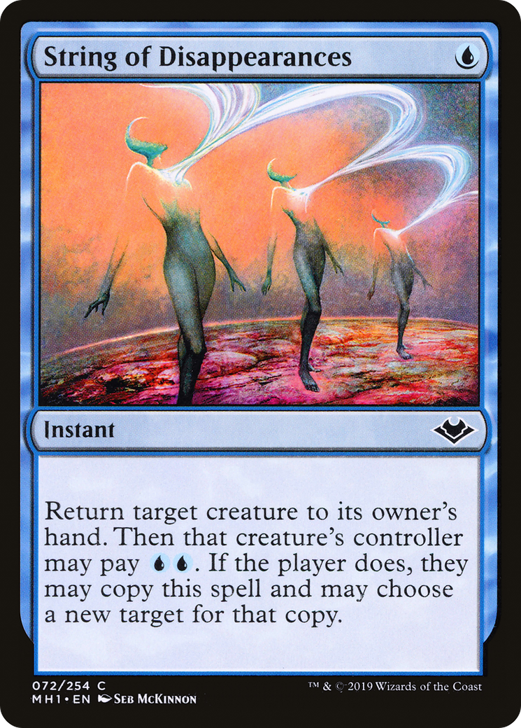 String of Disappearances (MH1-072) - Modern Horizons - Premium MTG Single from Wizards of the Coast - Just $0.08! Shop now at Game Crave Tournament Store