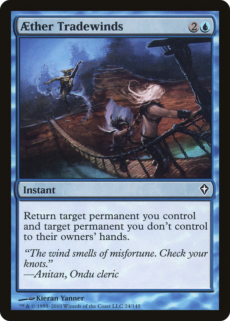 Aether Tradewinds (WWK-024) - Worldwake - Premium MTG Single from Wizards of the Coast - Just $0.08! Shop now at Game Crave Tournament Store