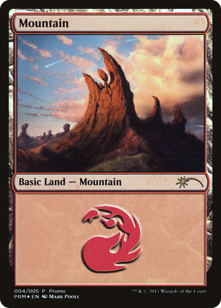 Mountain (G17-004) - 2017 Gift Pack Foil - Premium MTG Single from Wizards of the Coast - Just $0.33! Shop now at Game Crave Tournament Store