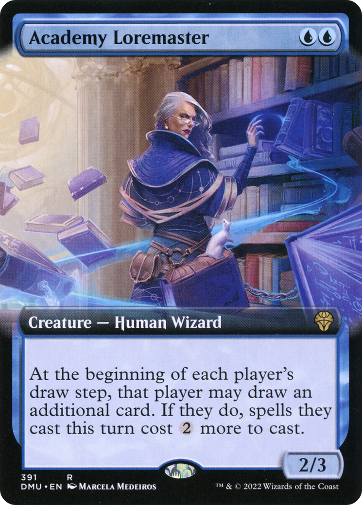 Academy Loremaster (DMU-391) - Dominaria United: (Extended Art) - Premium MTG Single from Wizards of the Coast - Just $0.08! Shop now at Game Crave Tournament Store