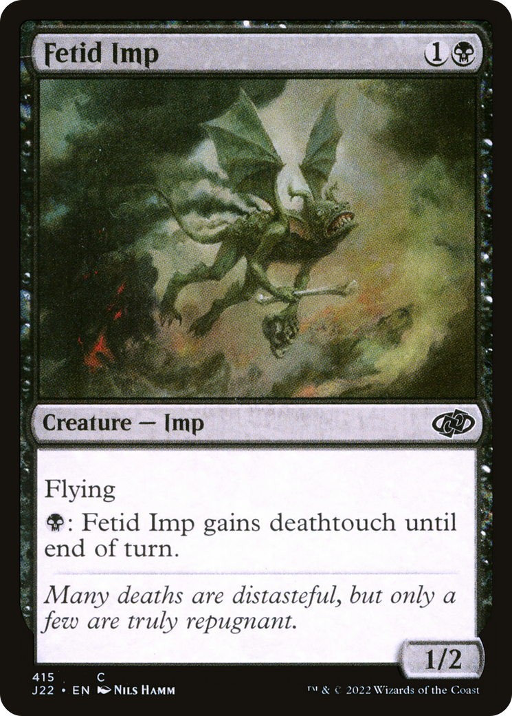 Fetid Imp (J22-415) - Jumpstart 2022 - Premium MTG Single from Wizards of the Coast - Just $0.08! Shop now at Game Crave Tournament Store
