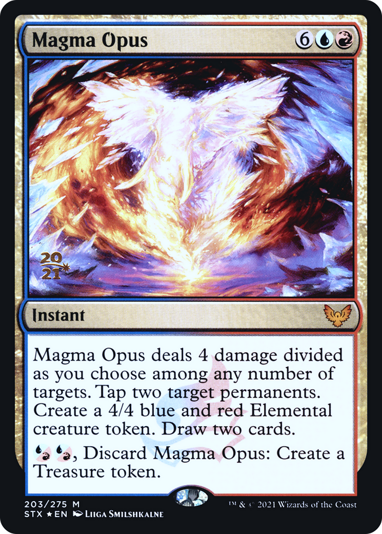 Magma Opus (PSTX-203S) - Strixhaven: School of Mages Promos Foil - Premium MTG Single from Wizards of the Coast - Just $1.33! Shop now at Game Crave Tournament Store