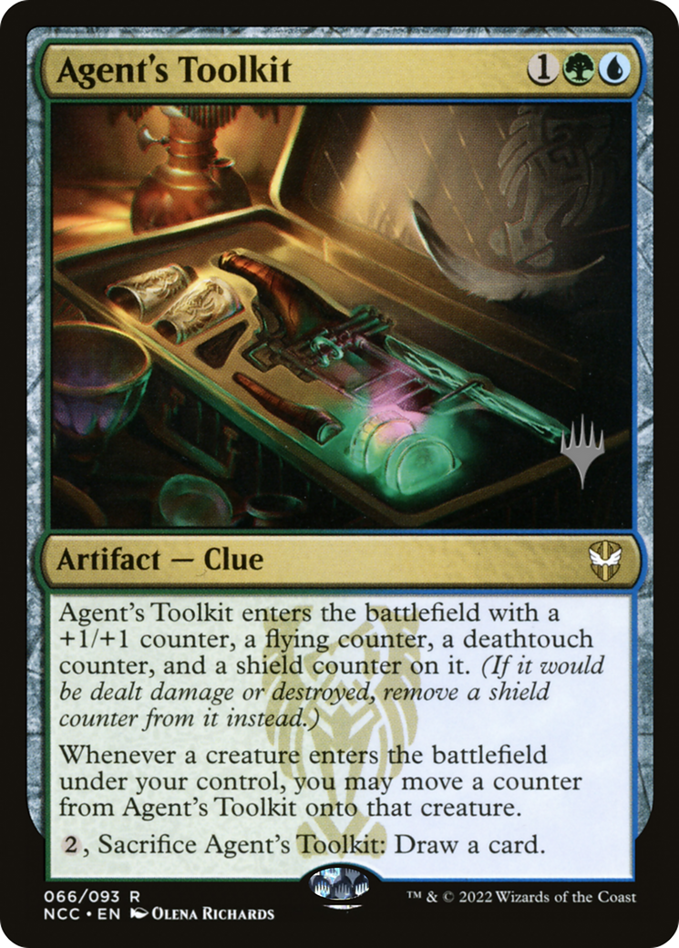 Agent's Toolkit (PNCC-66P) - New Capenna Commander Promos Foil - Premium MTG Single from Wizards of the Coast - Just $3.14! Shop now at Game Crave Tournament Store