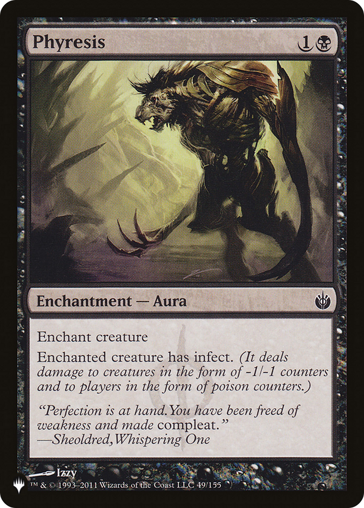 Phyresis (PLIST-845) - The List - Premium MTG Single from Wizards of the Coast - Just $1.97! Shop now at Game Crave Tournament Store